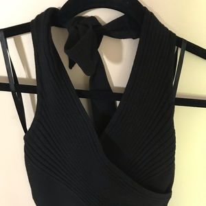 NWT White House Black Market Wrap Halter Top